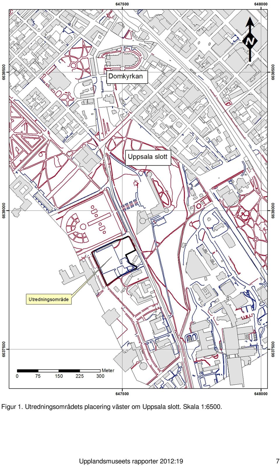 placering väster om Uppsala