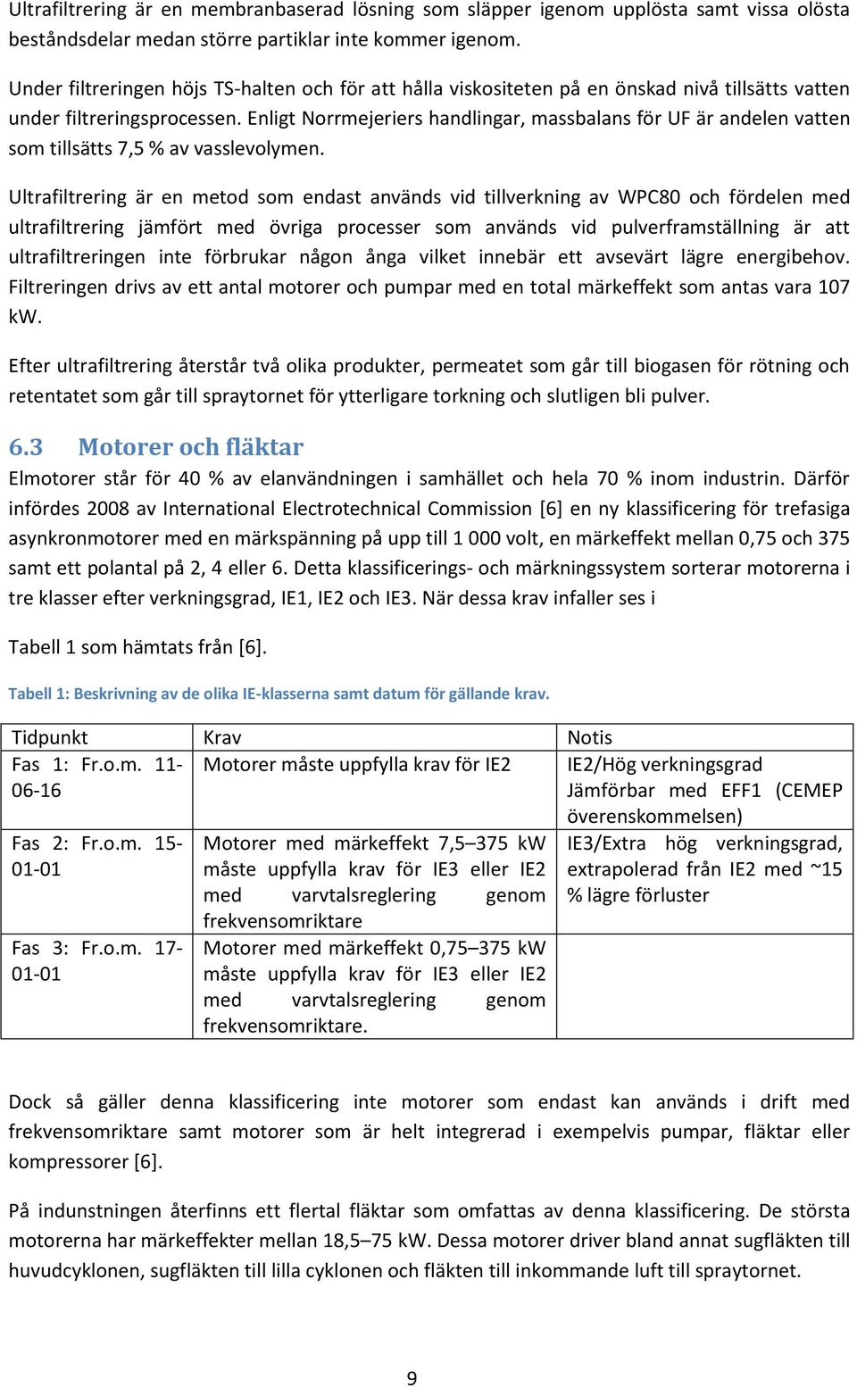 Enligt Norrmejeriers handlingar, massbalans för UF är andelen vatten som tillsätts 7,5 % av vasslevolymen.