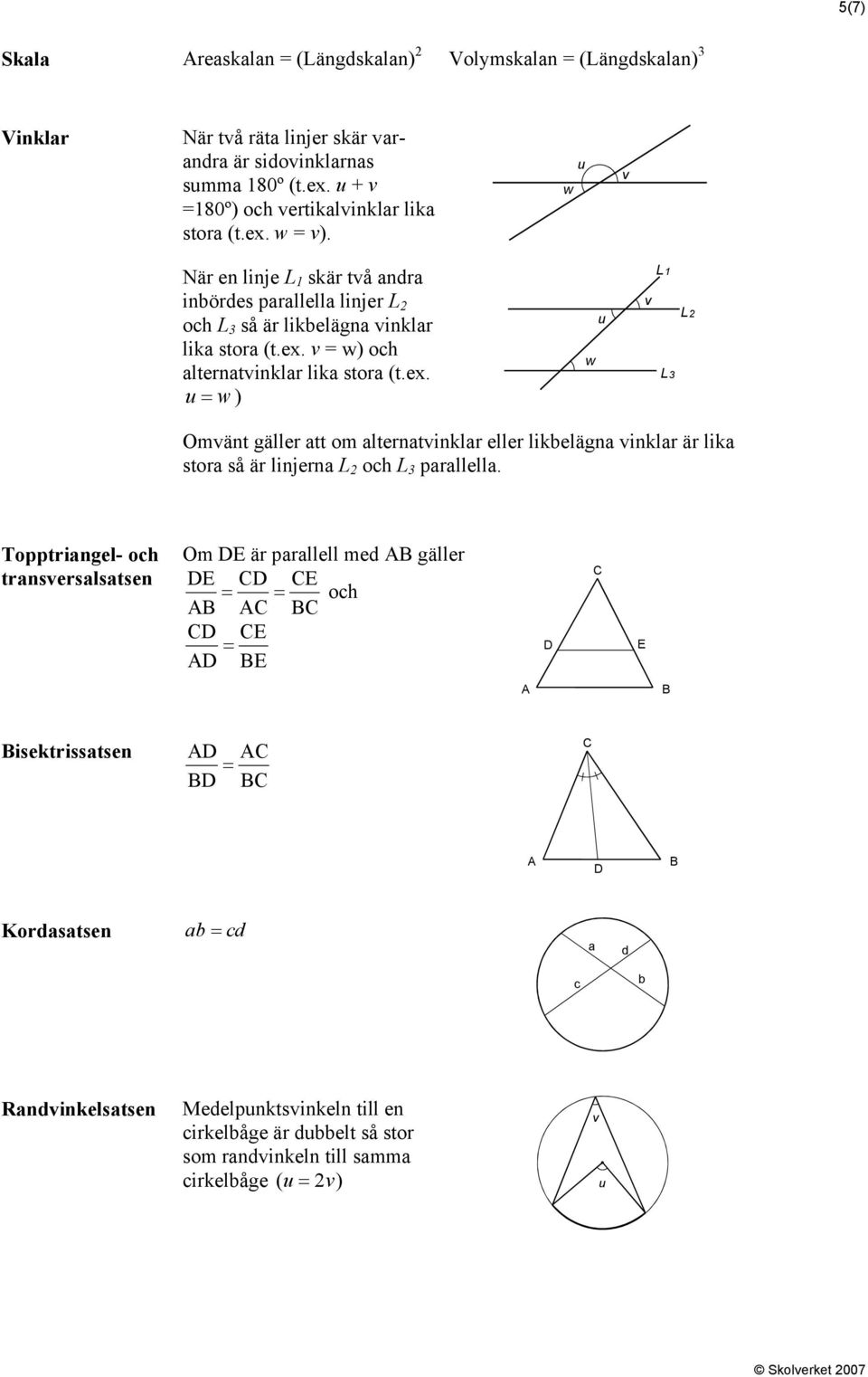 . u = w ) w u L L L Omät gäll tt om lttikl ll likläg ikl ä lik sto så ä lij L o L pllll.