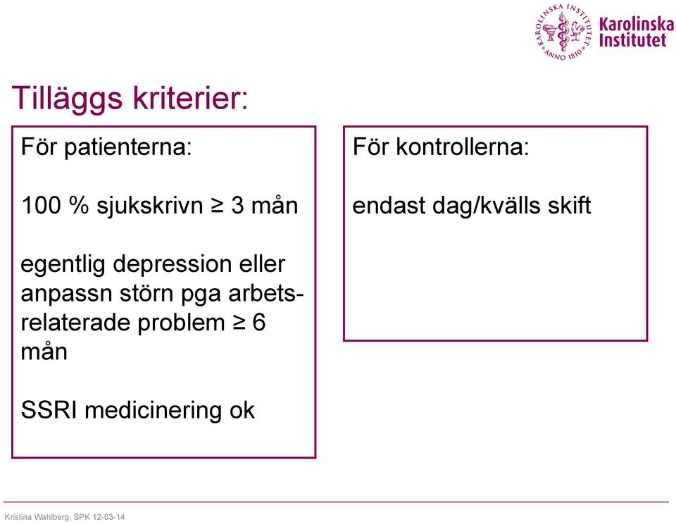 dag/kvälls skift egentlig depression eller