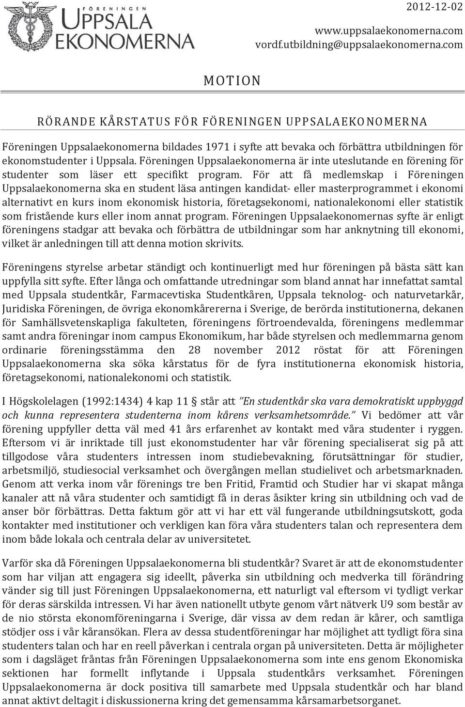 kunna representera