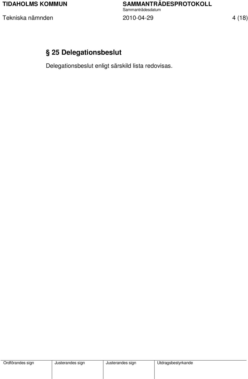 Delegationsbeslut