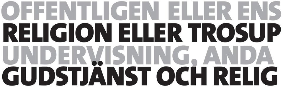 trosup undervisning,