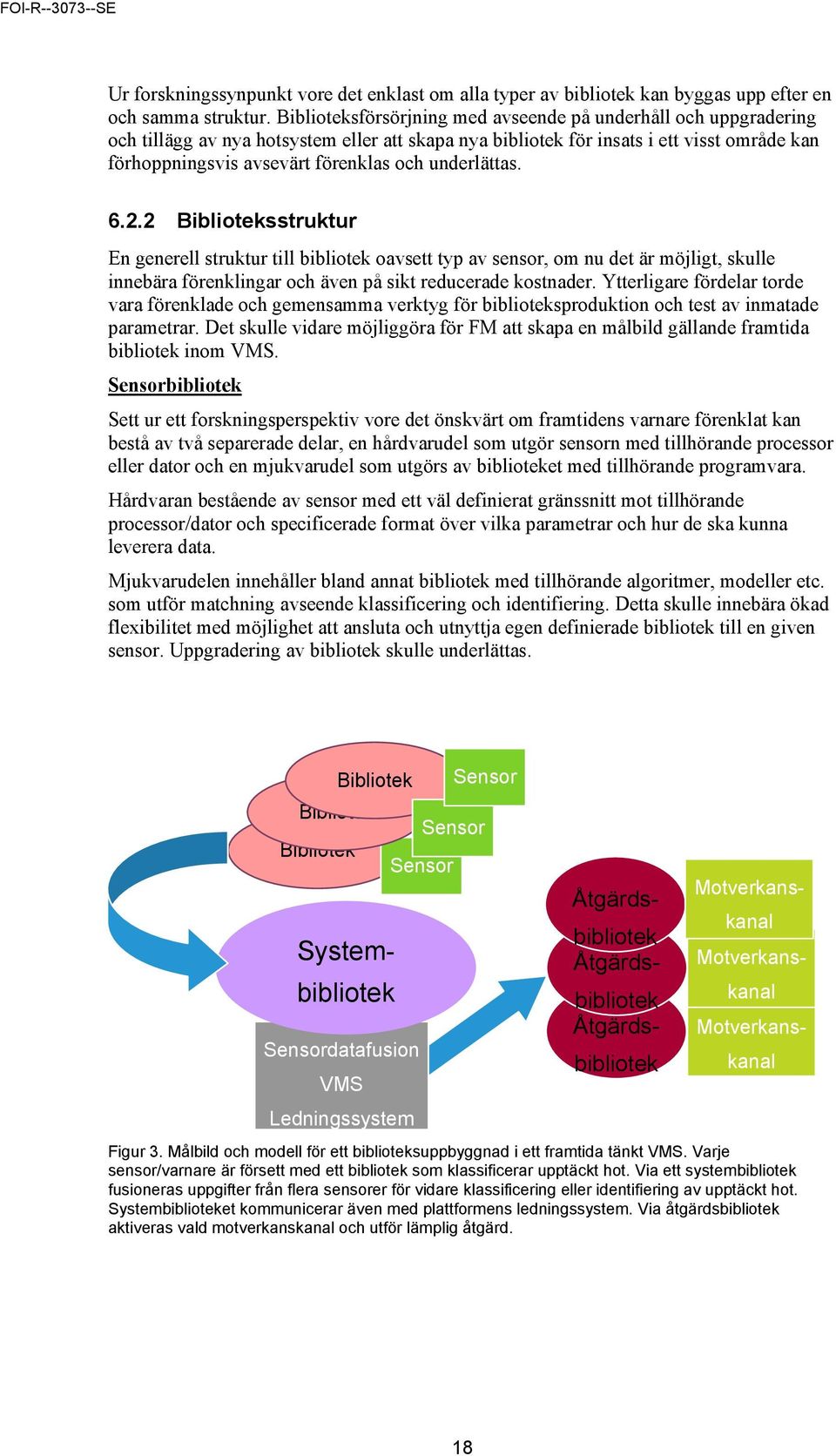 underlättas. 6.2.2 Biblioteksstruktur En generell struktur till bibliotek oavsett typ av sensor, om nu det är möjligt, skulle innebära förenklingar och även på sikt reducerade kostnader.