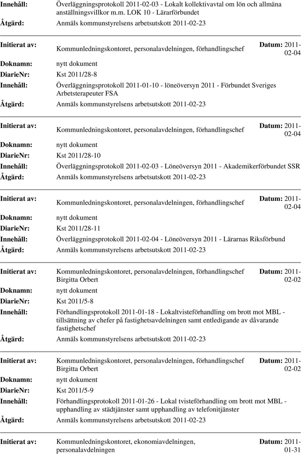 na anställningsvillkor m.