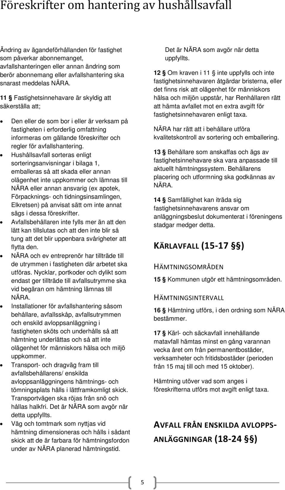 avfallshantering.