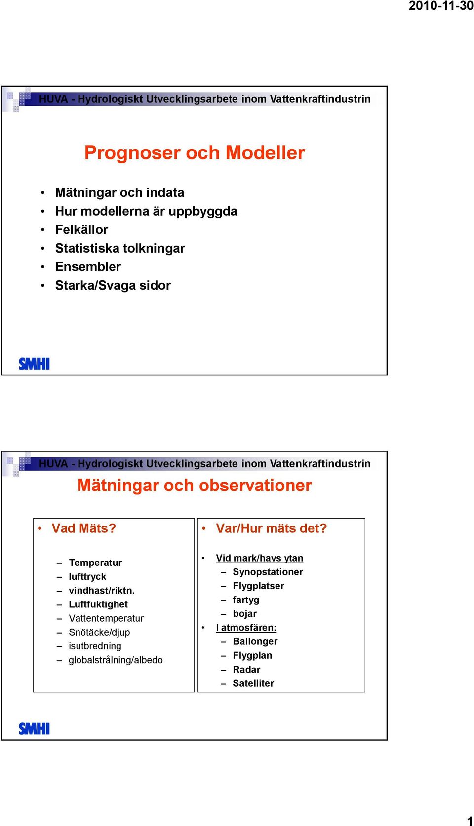 Temperatur lufttryck vindhast/riktn.