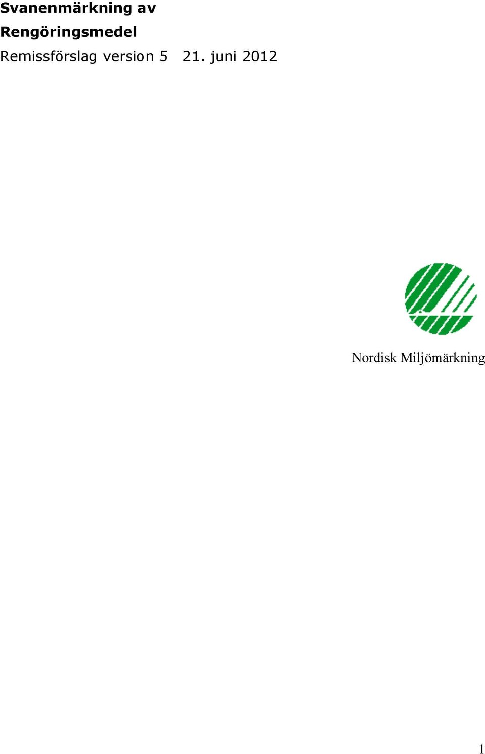 Remissförslag