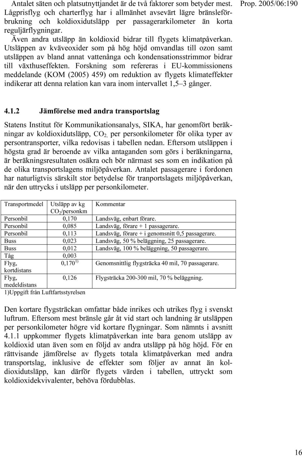 Även andra utsläpp än koldioxid bidrar till flygets klimatpåverkan.