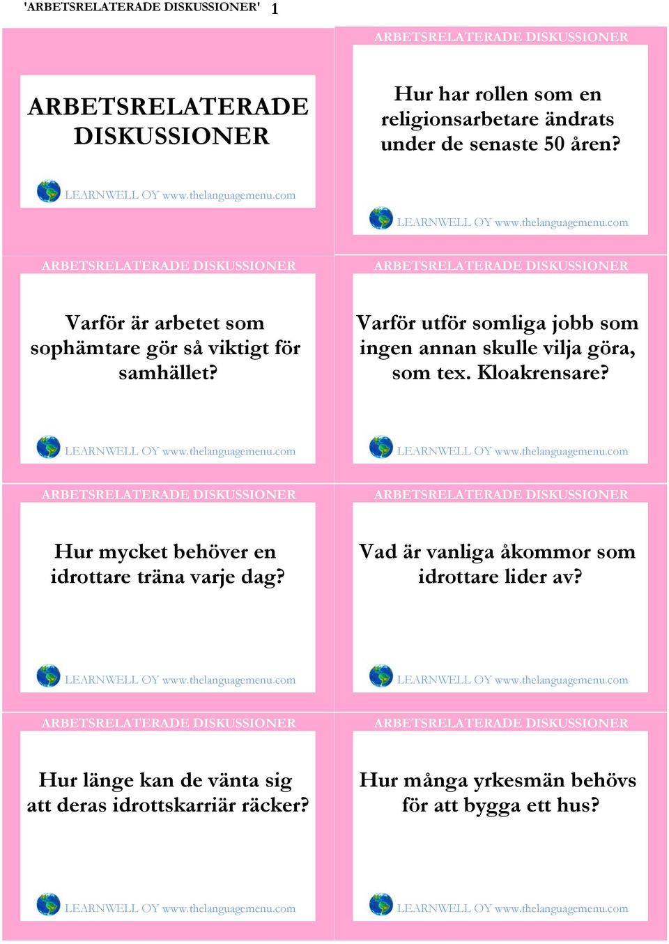 Varför utför somliga jobb som ingen annan skulle vilja göra, som tex. Kloakrensare?