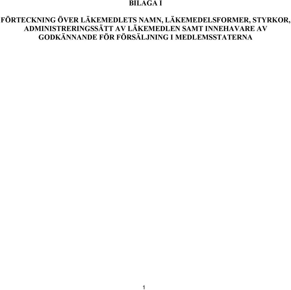 ADMINISTRERINGSSÄTT AV LÄKEMEDLEN SAMT
