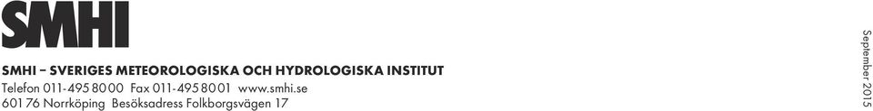 Fax 011-4958001 www.smhi.
