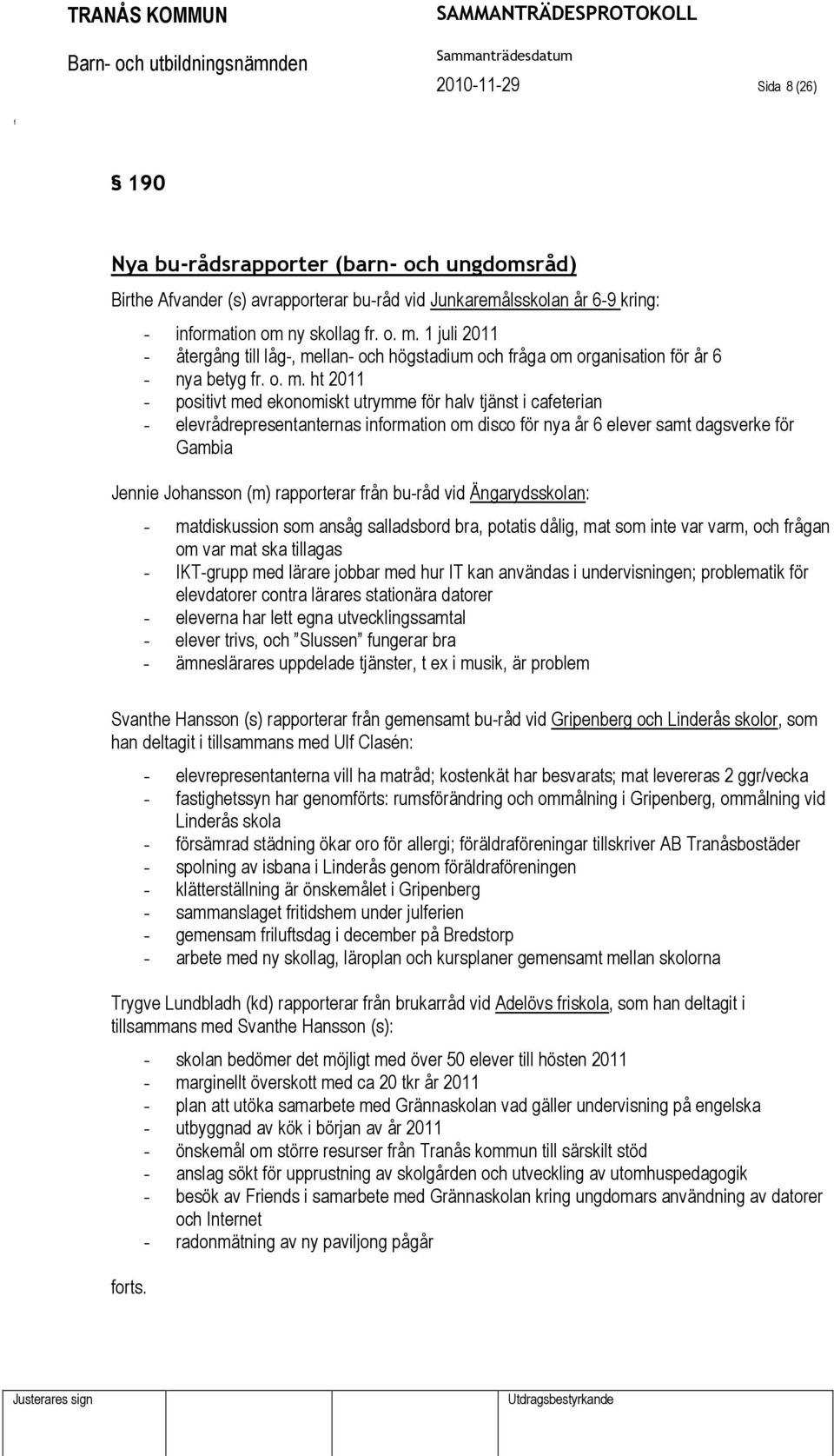 llan- och högstadium och råga om organisation ör år 6 - nya betyg r. o. m.
