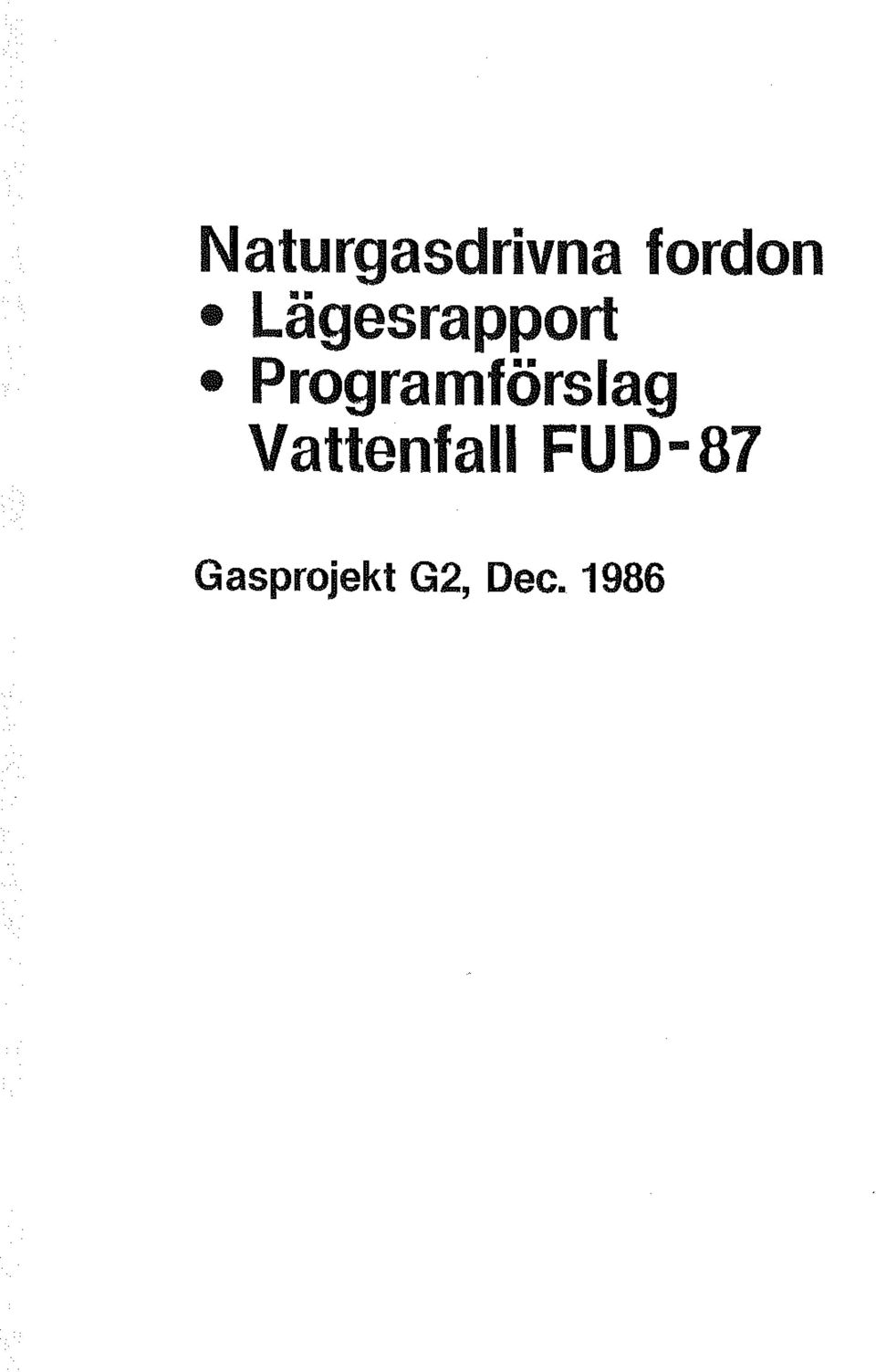 Prgramförslag