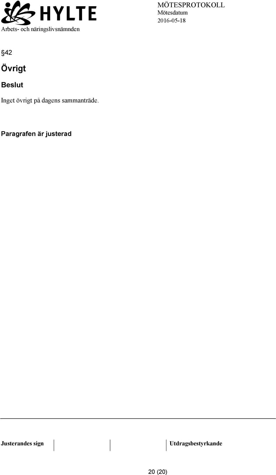 på dagens