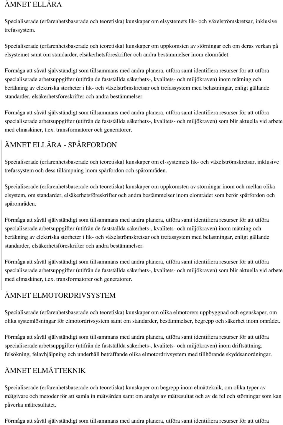 elområdet.