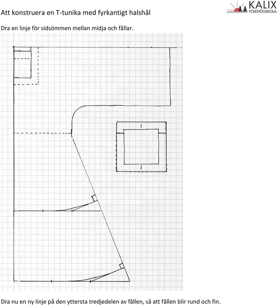 Att konstruera en T-tunika med fyrkantigt halshål - PDF Free Download