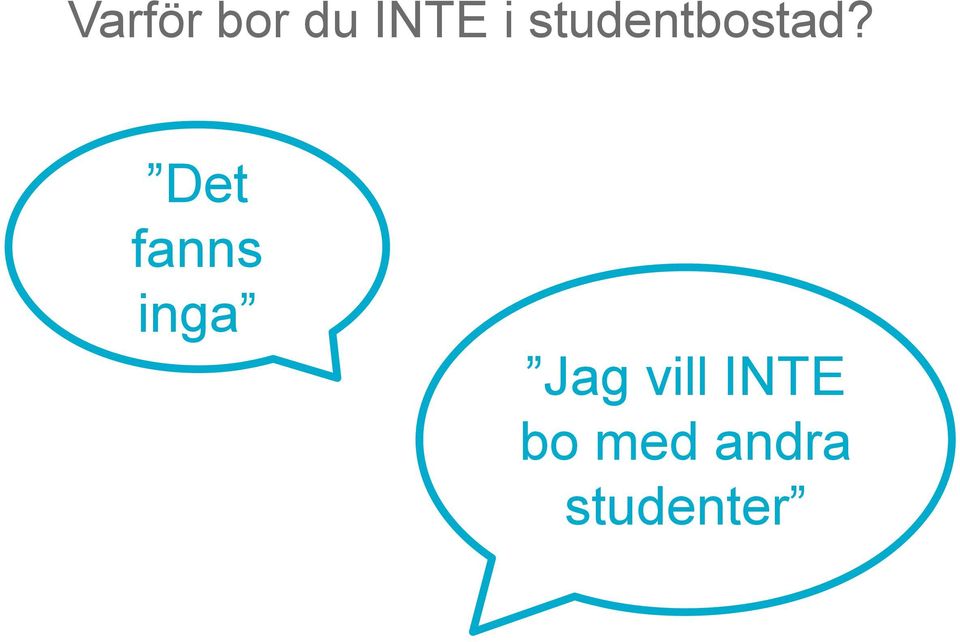 Det fanns inga Jag