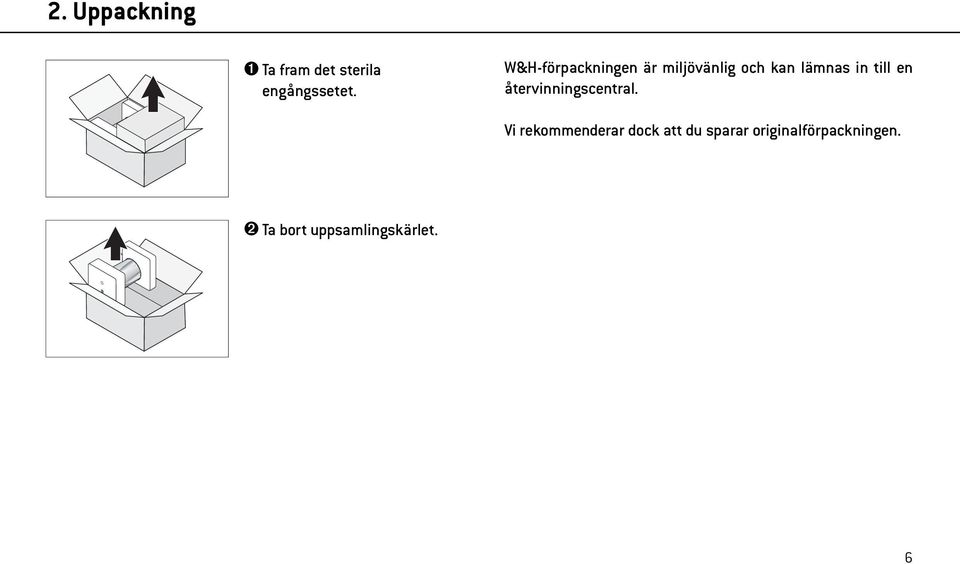 till en återvinningscentral.