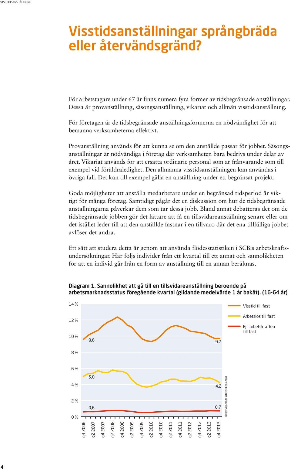 För företagen är de tidsbegränsade anställningsformerna en nödvändighet för att bemanna verksamheterna effektivt. Provanställning används för att kunna se om den anställde passar för jobbet.