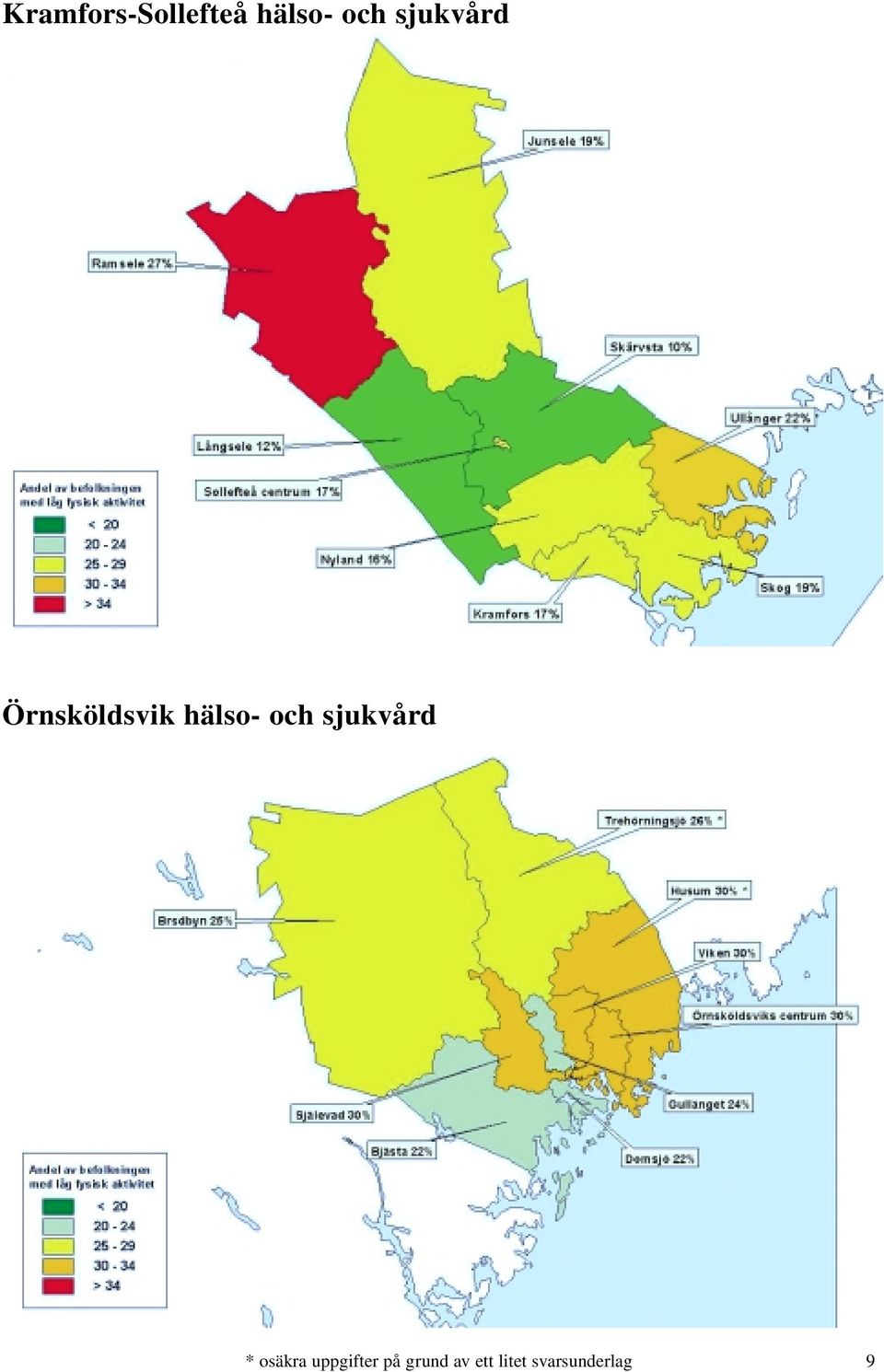 och sjukvård * osäkra uppgifter