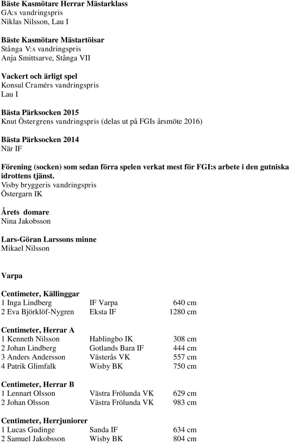 arbete i den gutniska idrottens tjänst.