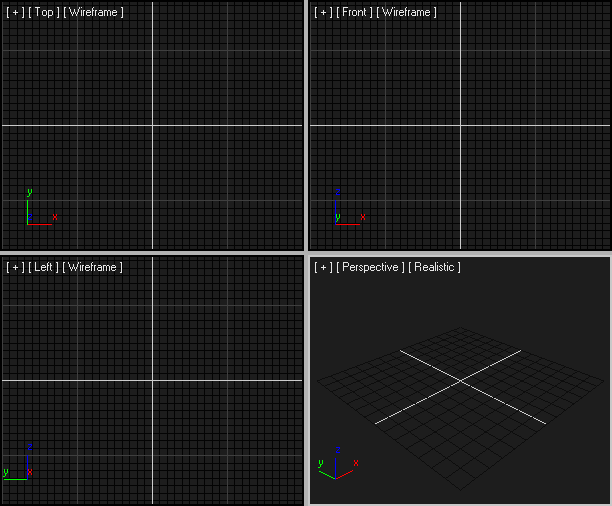 Viewports Alla 3d program har olika fönster som vanligtvis kallas för Viewports.