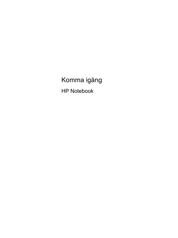 Detaljerade användarinstruktioner finns i bruksanvisningen Instruktionsbok HP PAVILION DV7-6004EA Manual HP PAVILION DV7-6004EA Bruksanvisning HP