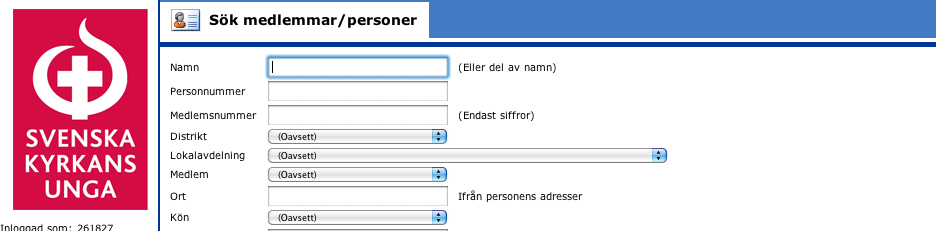 Personer som inte är medlemmar kan inte kopplas till de olika medlemsfunktionerna. Det är bara medlemmar som kan logga in på Medlemssidorna. 2.