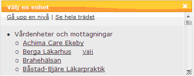 bilden ovan) eller att du för muspekaren över ditt namn när du är inlogga i tjänsten. Har du en kod så står det vilken roll du har.