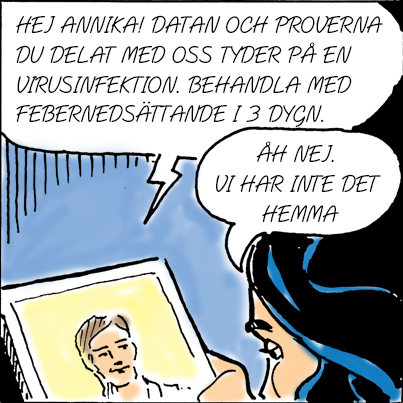 Framtidens Primärvård 2026 Arvid 5 år har fått feber i natt