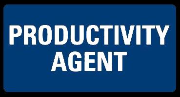 Productivity Agent Improving product quality and product quantity with minimized transient time higher precision and dynamics Optimizing machine availability with maintenance in time instead of
