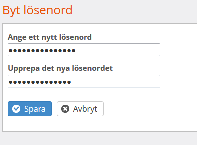 MANUAL IT'S LEARNING 5 På nästa sida kan du bl.a. ändra språk. Din mejladress kommer upp per automatik. Klicka Spara när du är klar med ändringar.