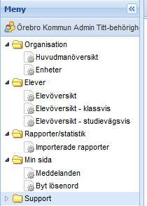 Innehåll Inledning... 1 Logga in med ditt konto... 1 Elever... 3 Rapporter/statistik... 4 Kommunerna i Stockholms län och Håbo som tillhör UEDB.