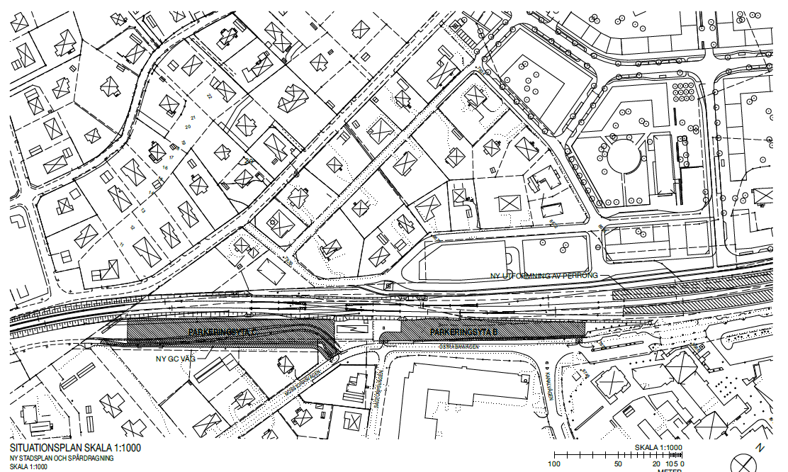 Bakgrund och syfte Trafikförvaltningen planerar att anlägga en ny infartsparkering, i anslutning till pendeltågsstationen, på den östra sidan om spåren i Roslags Näsby.