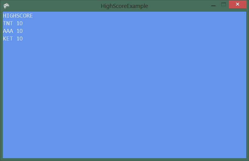 switch (currentstate) case State.EnterHighScore: // Skriv in oss i listan highscore.enterdraw(spritebatch, myfont); default: // Rita ut highscore-listan highscore.