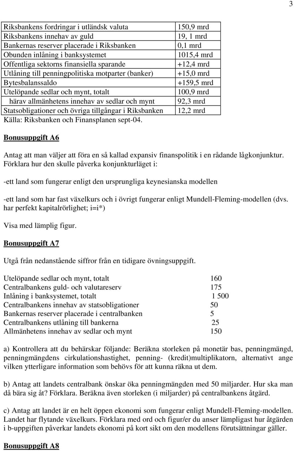 Riksbanken och Finansplanen sept-04.