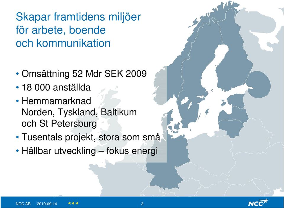 Norden, Tyskland, Baltikum och St Petersburg Tusentals