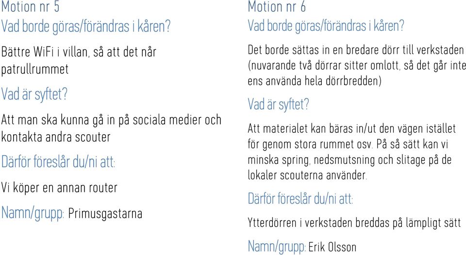 det går inte ens använda hela dörrbredden) Att materialet kan bäras in/ut den vägen istället för genom stora rummet osv.