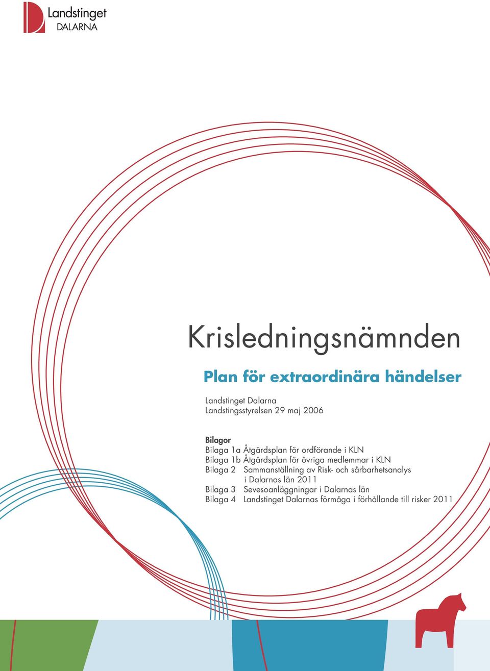 medlemmar i KLN Bilaga 2 Sammanställning av Risk- och sårbarhetsanalys i Dalarnas län 2011 Bilaga