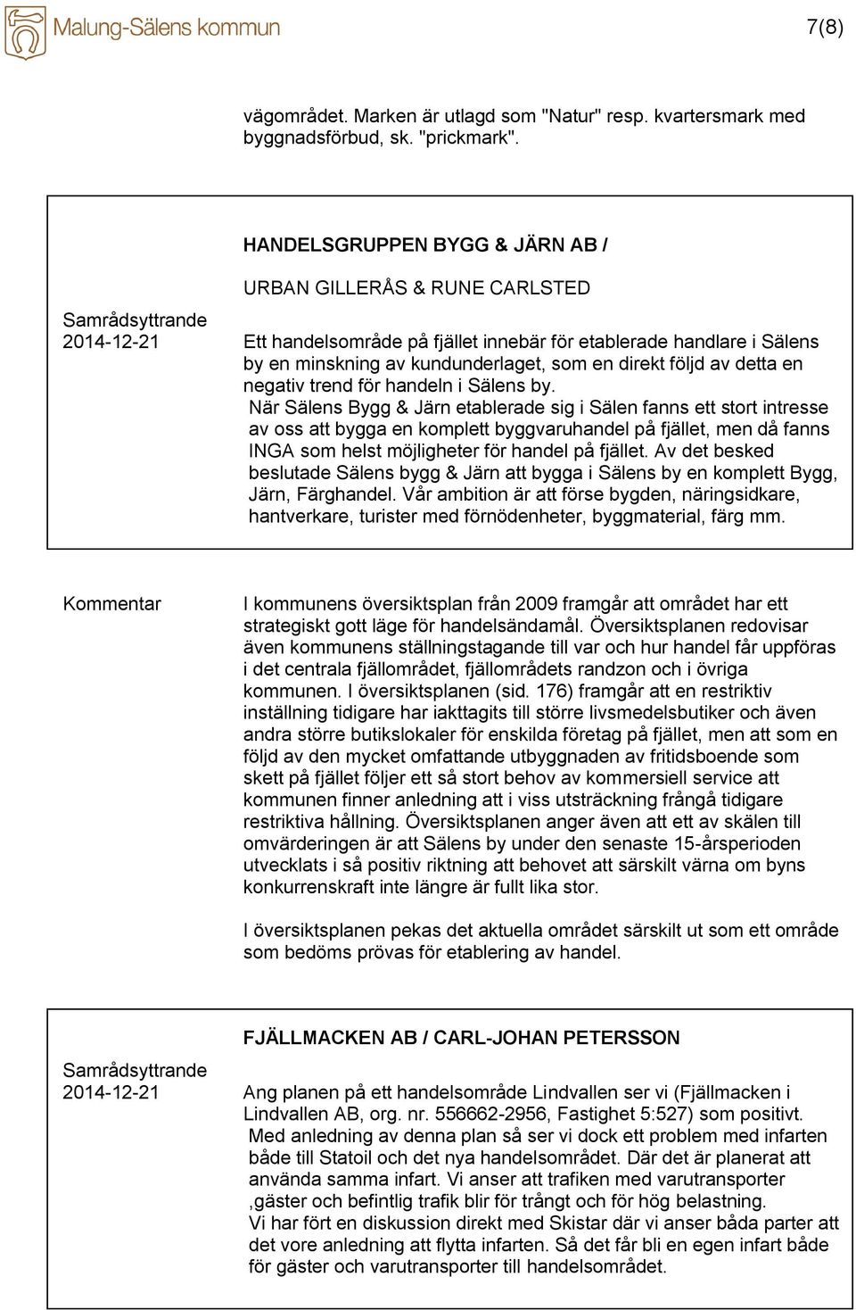 DETALJPLAN FÖR HANDELSCENTER LINDVALLEN - PDF Gratis nedladdning