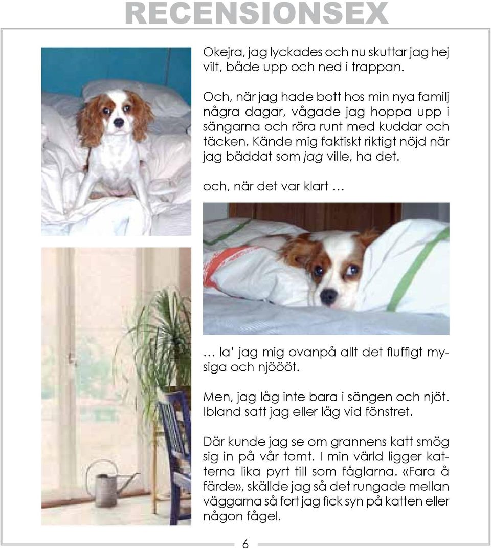 Kände mig faktiskt riktigt nöjd när jag bäddat som jag ville, ha det. och, när det var klart la jag mig ovanpå allt det fluffigt mysiga och njöööt.