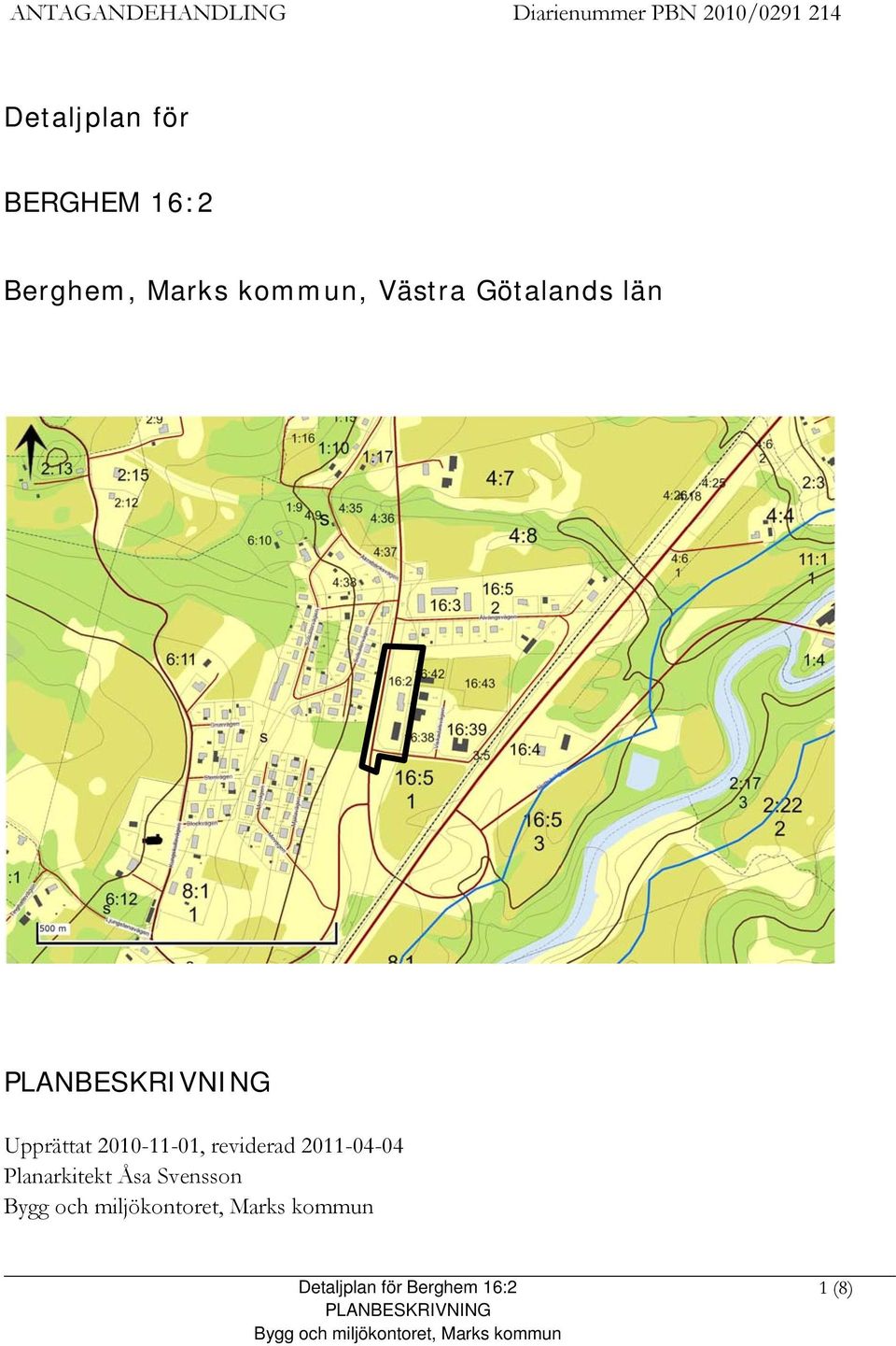 kommun, Västra Götalands län Upprättat