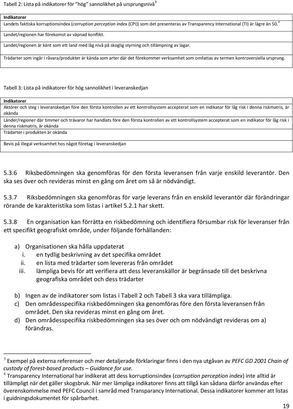 Trädarter som ingår i råvara/produkter är kända som arter där det förekommer verksamhet som omfattas av termen kontroversiella ursprung.