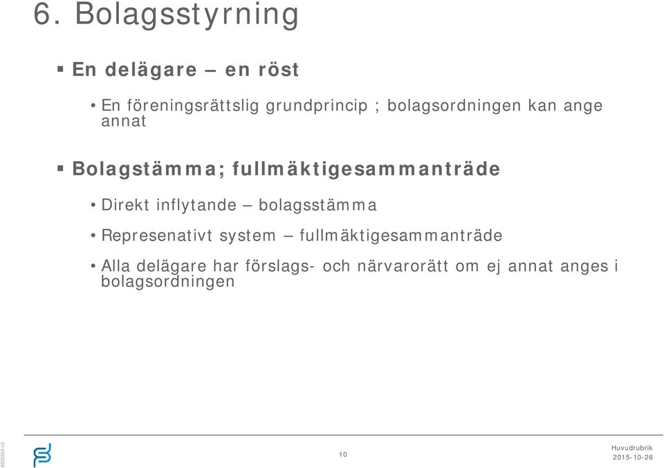 inflytande bolagsstämma Represenativt system fullmäktigesammanträde Alla