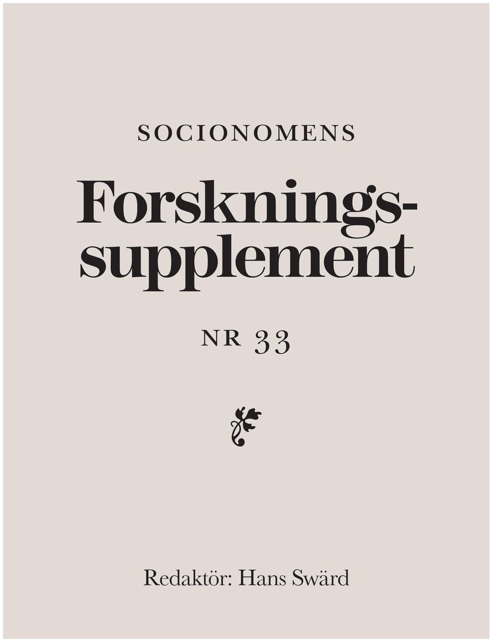 nr 33 g Redaktör: