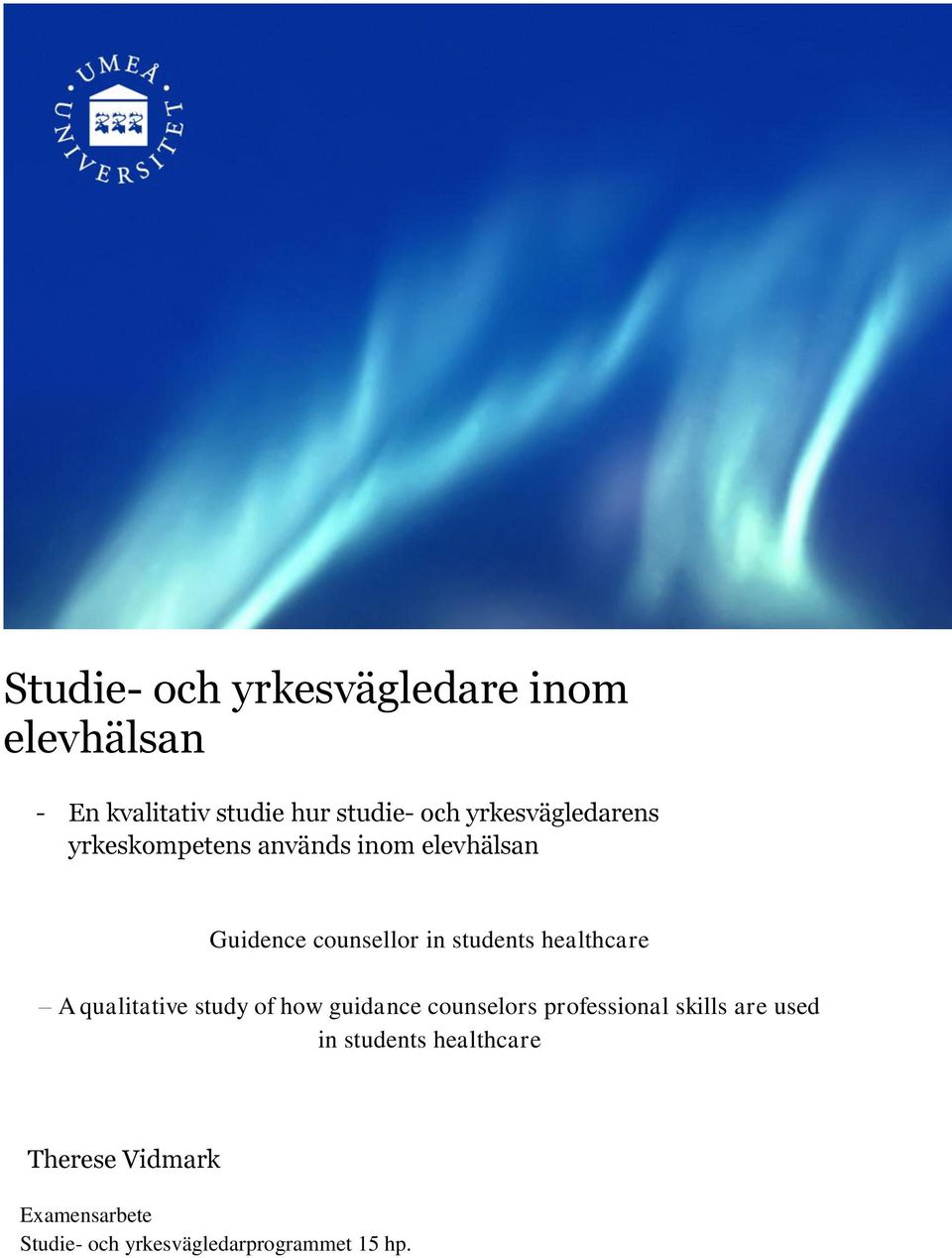 healthcare A qualitative study of how guidance counselors professional skills are used