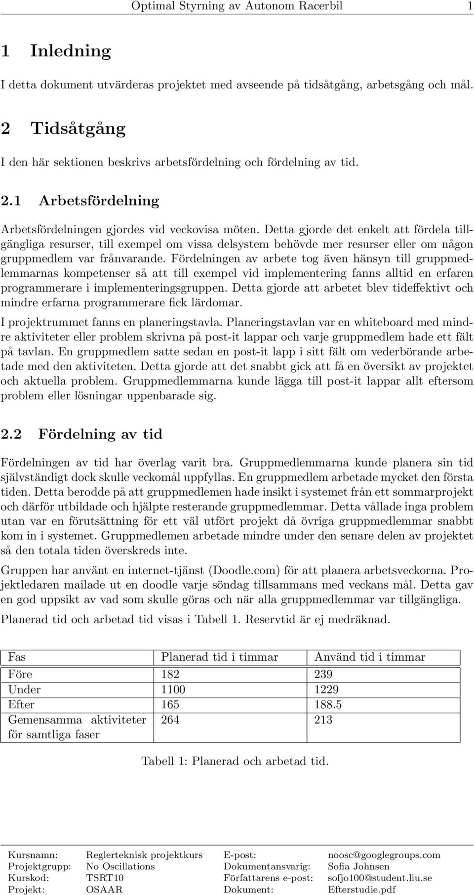 Detta gjorde det enkelt att fördela tillgängliga resurser, till exempel om vissa delsystem behövde mer resurser eller om någon gruppmedlem var frånvarande.