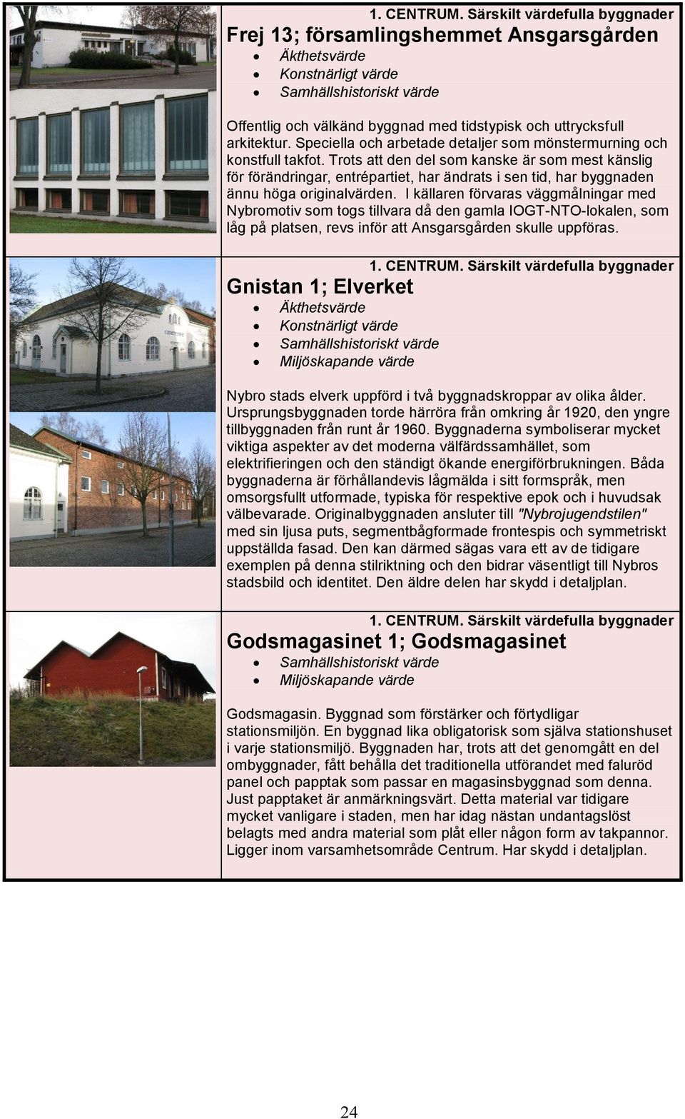 I källaren förvaras väggmålningar med Nybromotiv som togs tillvara då den gamla IOGT-NTO-lokalen, som låg på platsen, revs inför att Ansgarsgården skulle uppföras.