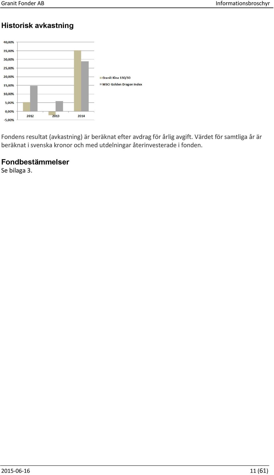 Värdet för samtliga år är beräknat i svenska kronor och med